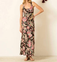 Alix Of Bohemia - Adele Floral Silk Dress