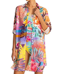 Johnny Was - Button Down Shirt Dress
