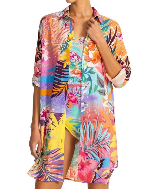 Johnny Was - Button Down Shirt Dress