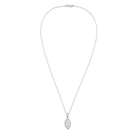 Diana M Jewels - Women's Marquise Lab-Grown Diamond Pendant Necklace (12.00 Ct) - Luxe