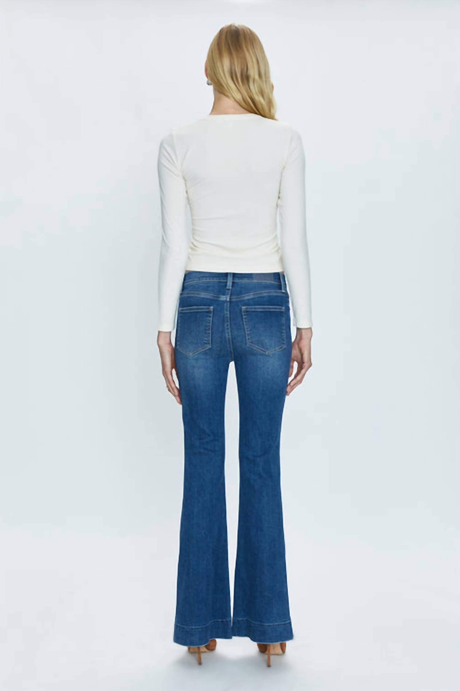 Pistola - Kinsley Mid Rise Ultra Flare Jeans