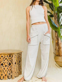 Bucketlist - Peggy Flap Pockets Comfy Pants