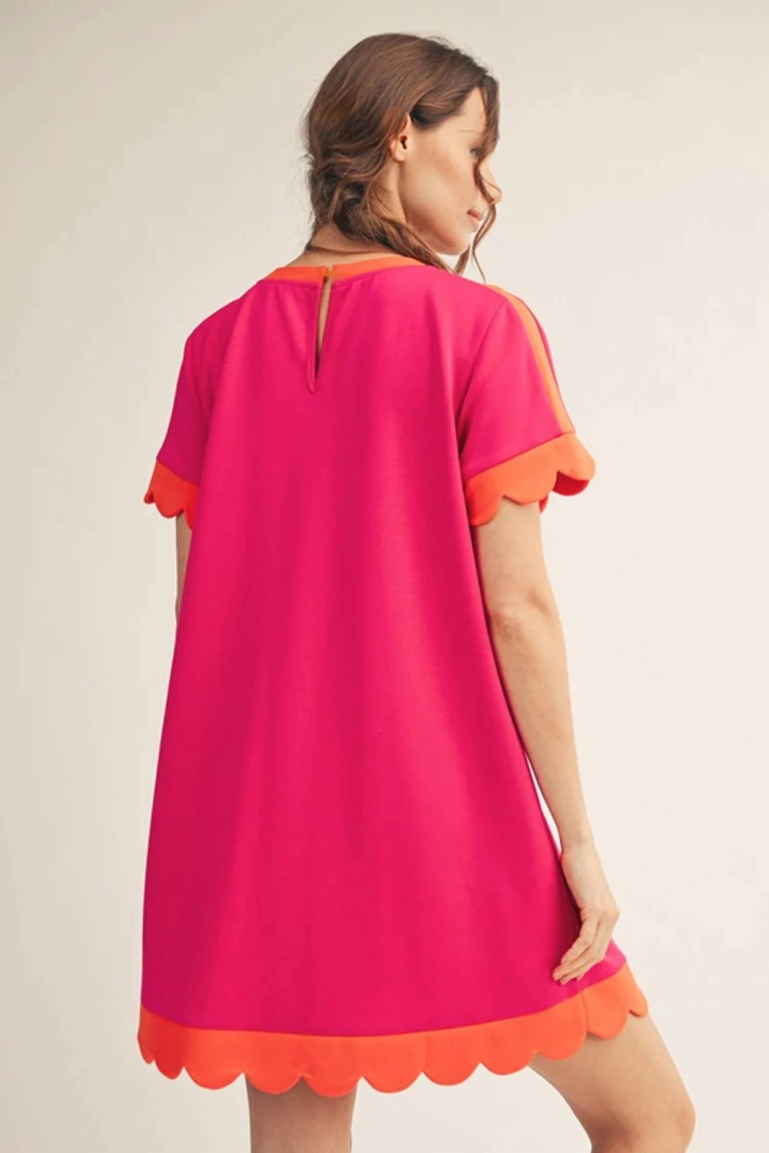 Jodifl - Sadie Scallop Edge Dress