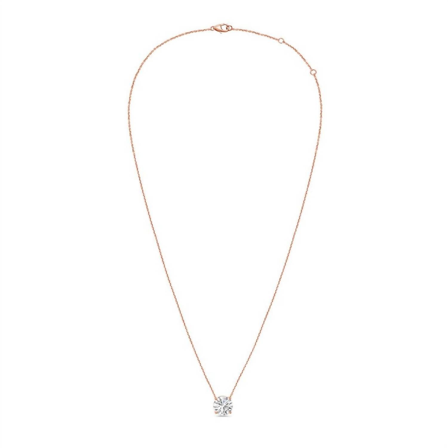 Diana M Jewels - Women's Round East West Diamond Pendant (15.00 Cts)