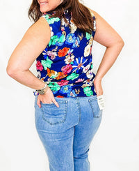 CHARLIE B Reversible Cami Top in gardenia - women's shirt - alternate view