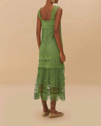 Farm Rio - Nautical Guipire Maxi Dress