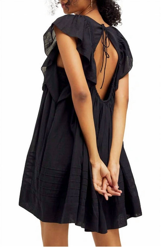 Free People - Hailey Ruffle Babydoll Mini Dress