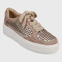VANELi Women's Yago Lace Up Sneaker in shell mercury - women's sneaker - alternate view