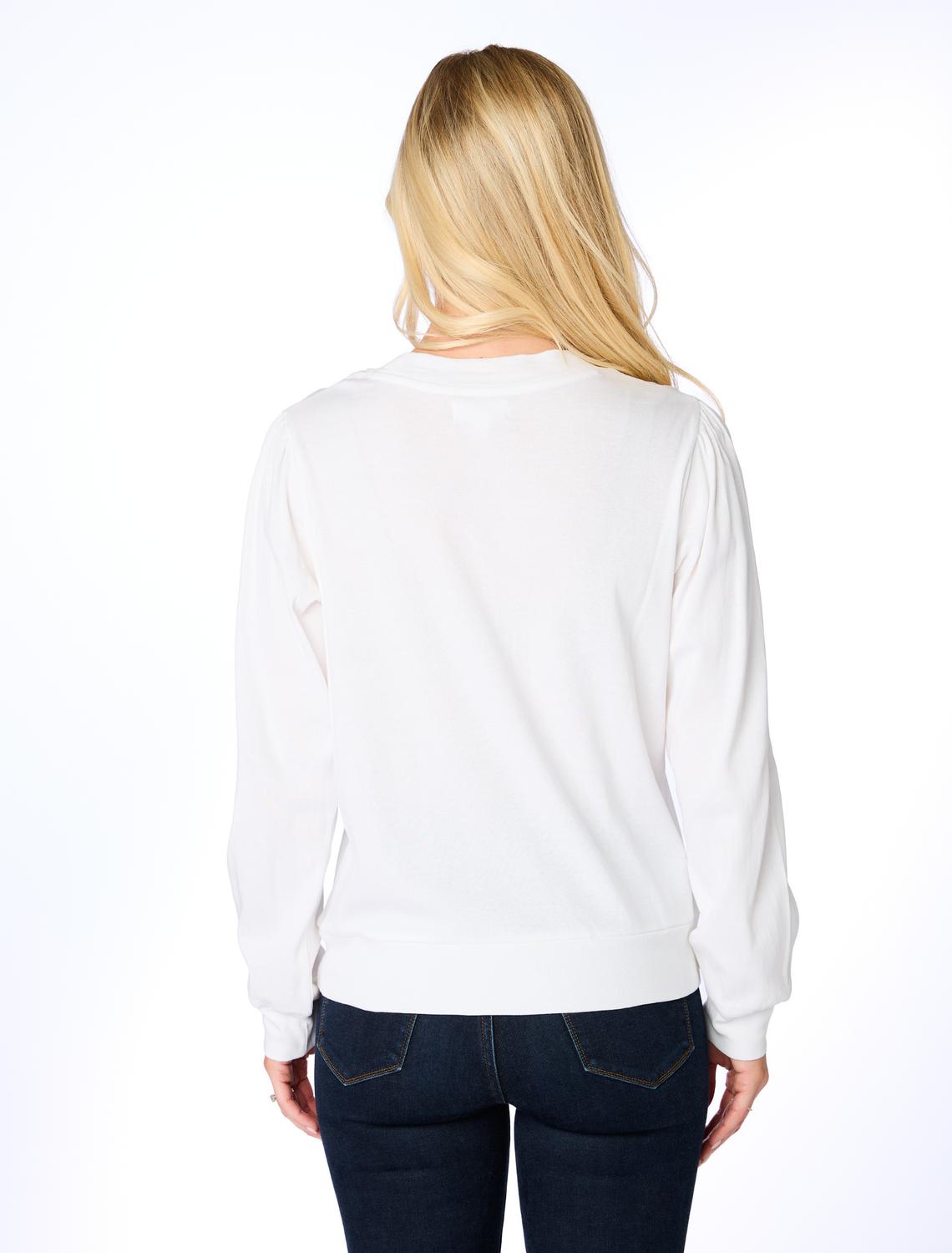 Stewart Simmons - Hail State Glitter Script Long Sleeve Tee