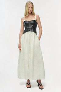 Simkhai - Cortland Belted Bustier Midi Dress