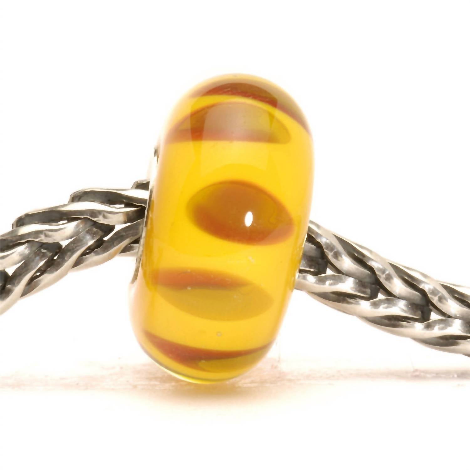 Trollbeads Women's Honey Dew Bead Charm in yellow - women's jewelry - detail view