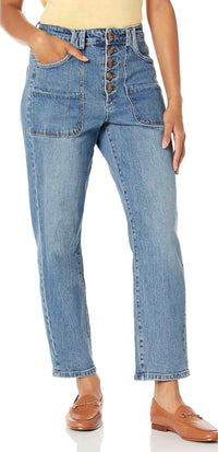 Blanknyc - Women exposed button fly big pockets