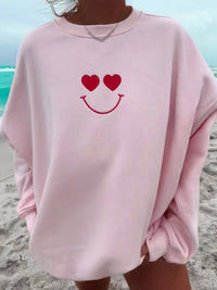 Sunkissed Coconut - Embroidered Graphic Sweatshirt