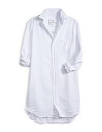 Frank & Eileen Women's Mary Classic Shirtdress in white - women's dress - view 4