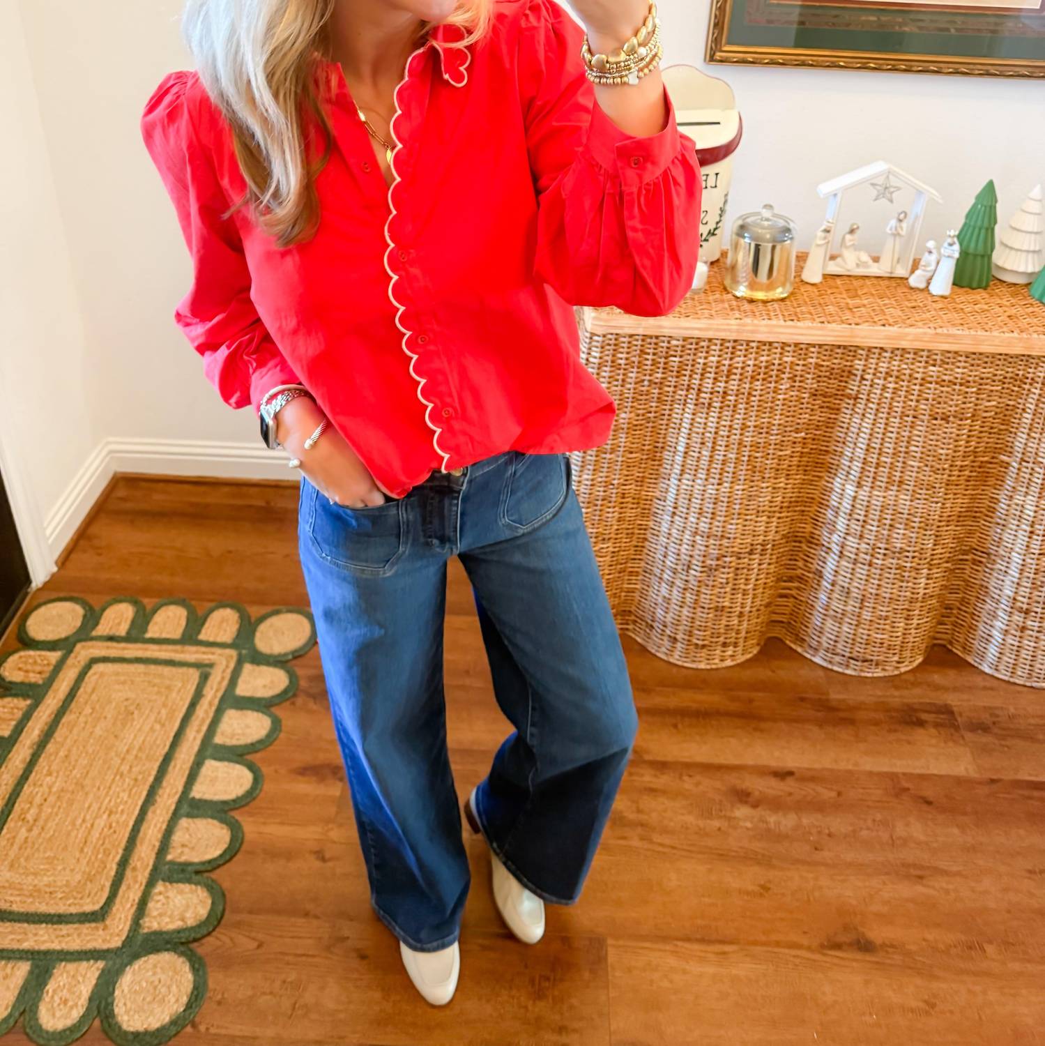 Jodifl - Scalloped Button Down