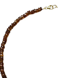 Theodosia - Women's Hessonite Garnet Candy Necklace
