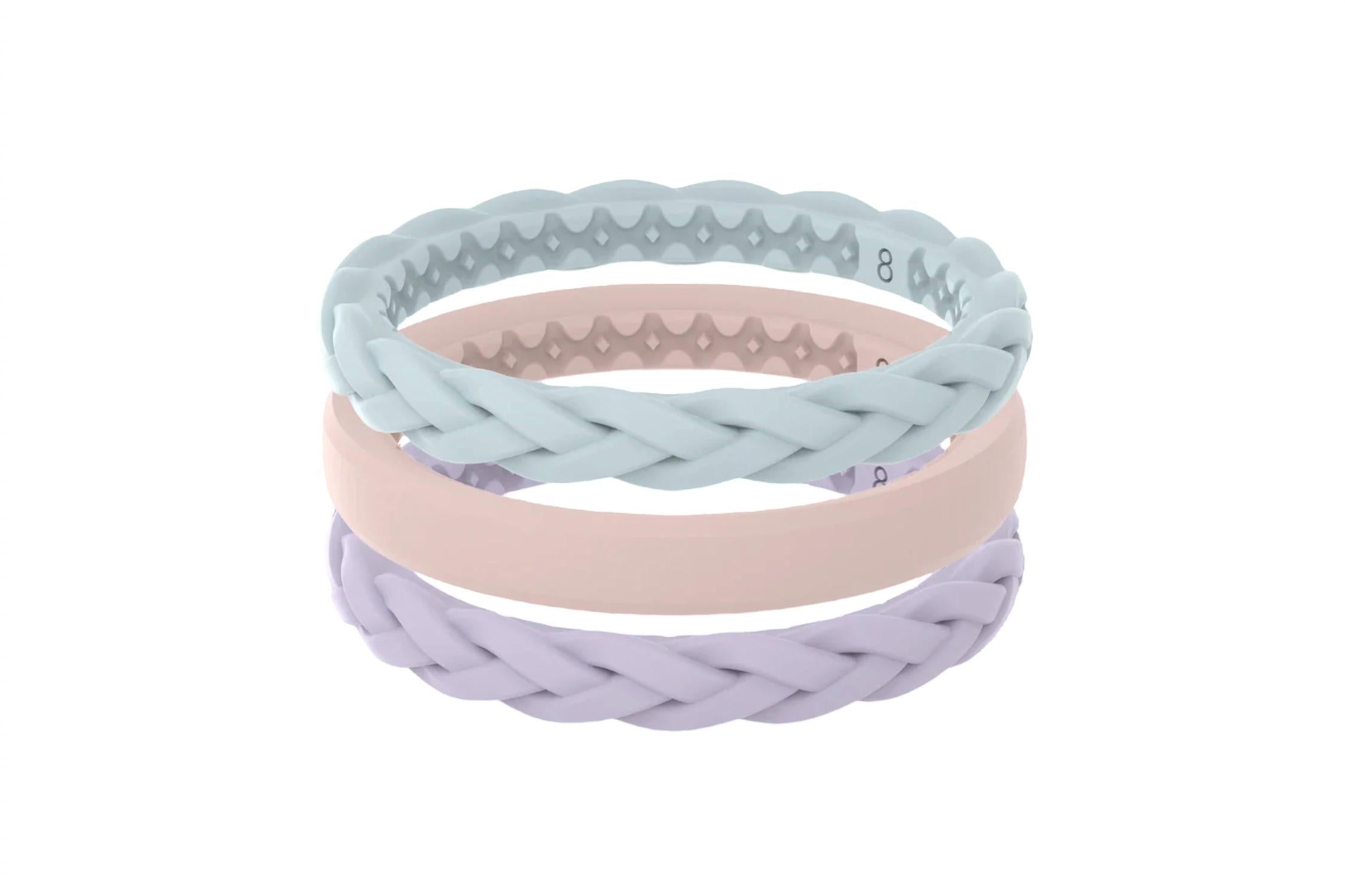 Groove Life - Women's Pastel Sky Stackable Ring