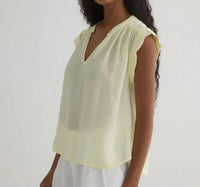 Bella Dahl - Shirred Pullover Cap Sleeve Top