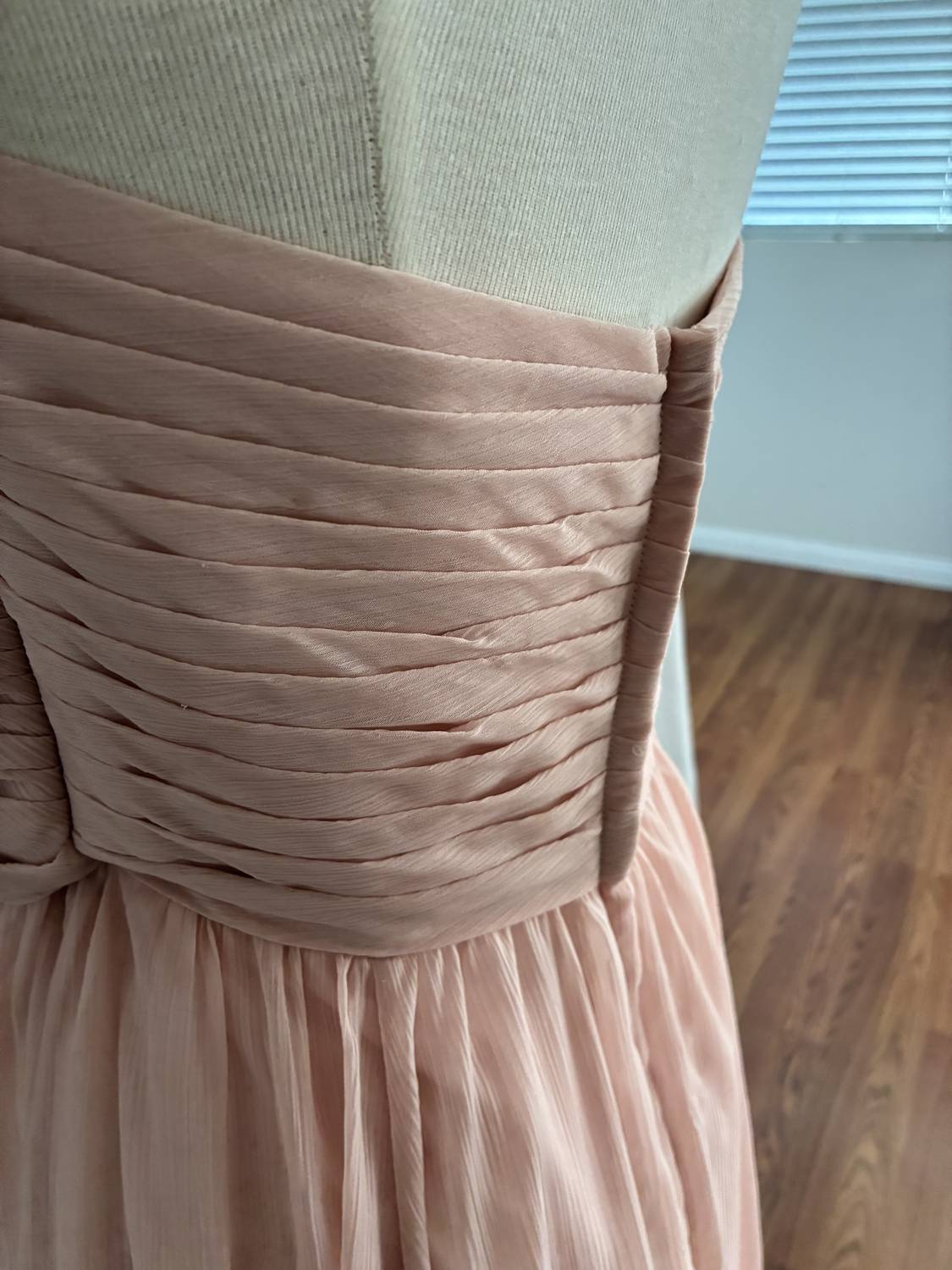 Angelina Faccenda - Women's Strapless Pleated Bodice Dress