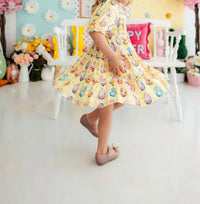 Mila & Rose - Easter Picnic Smocked Ruffle Dress
