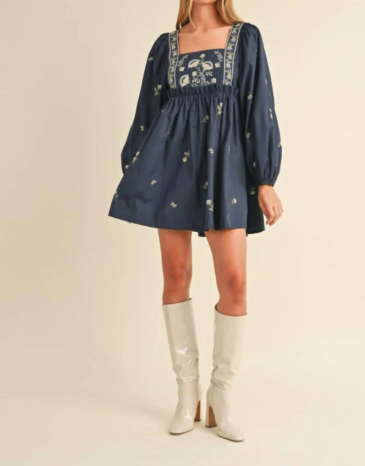 Mable - Lauren Long Sleeve Mini Dress