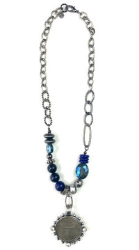 Legend Or Lies - Women's Half Dollar Steer Head Pendant Necklace