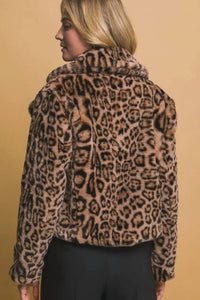 Love Tree - Short Faux Fur Jacket