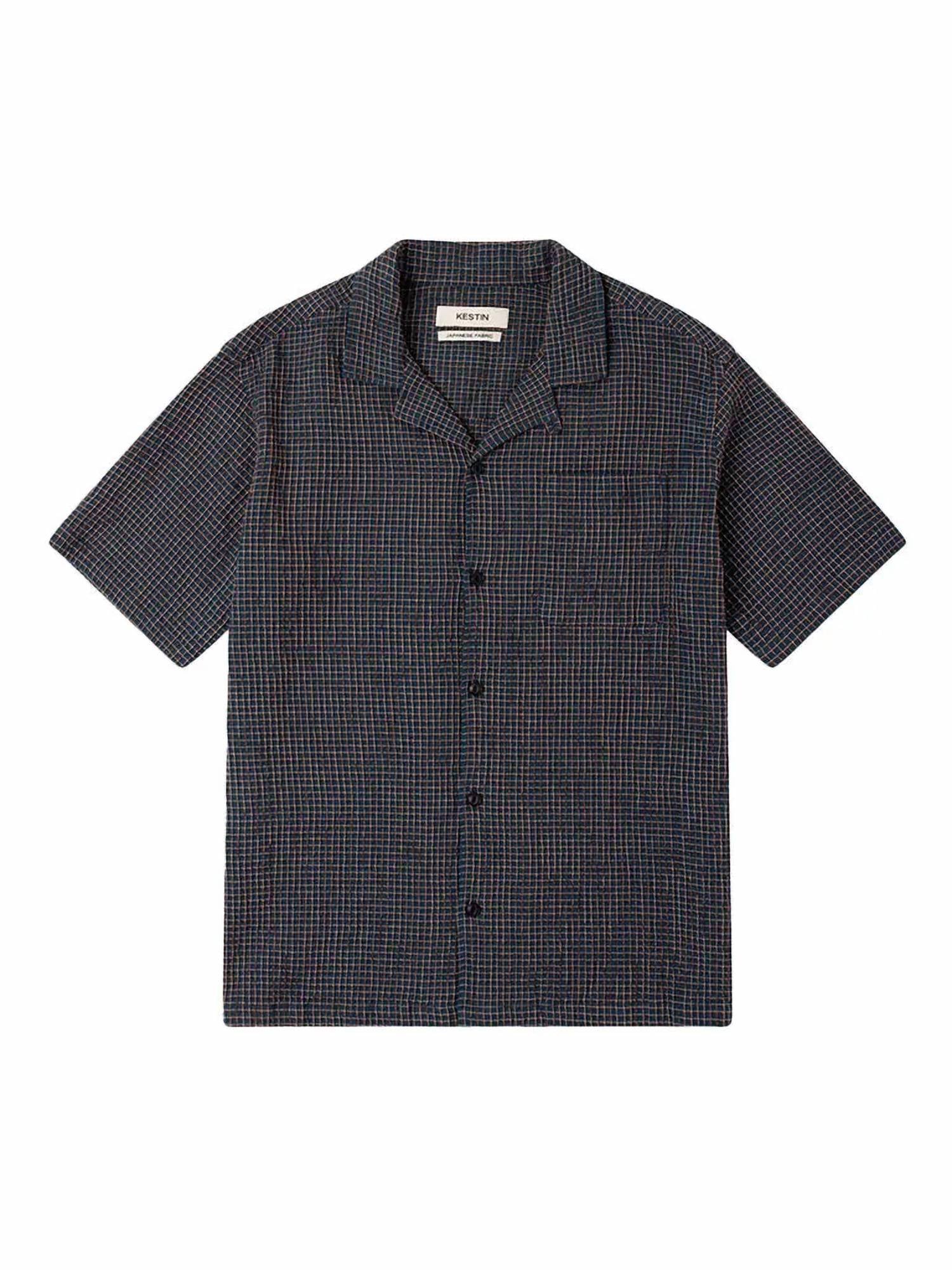 Kestin - Cramond Check Japanese Seersucker Shirt