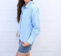 B.Young - Stripe Linen Blouse