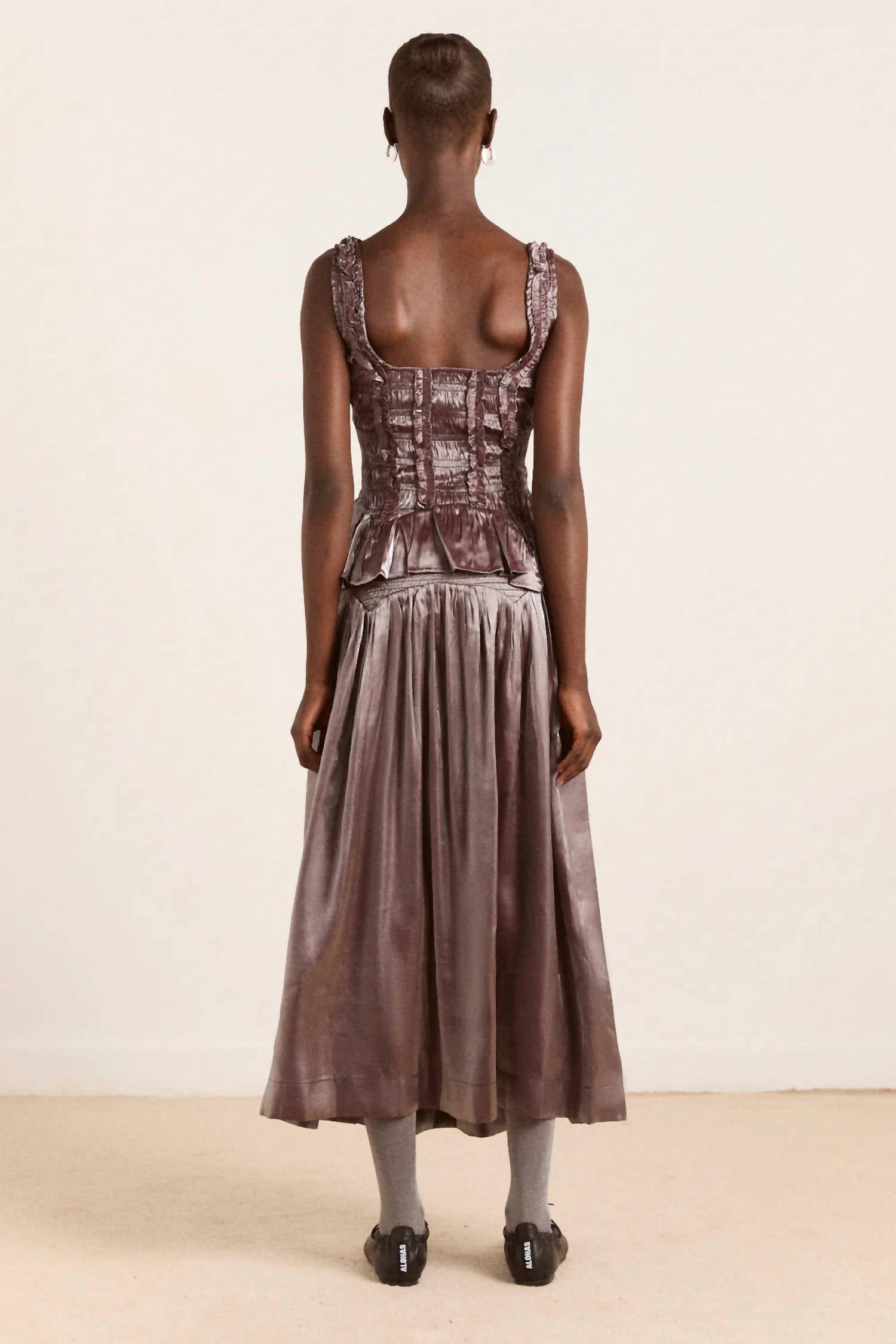 Damson Madder - Layla Midi Skirt
