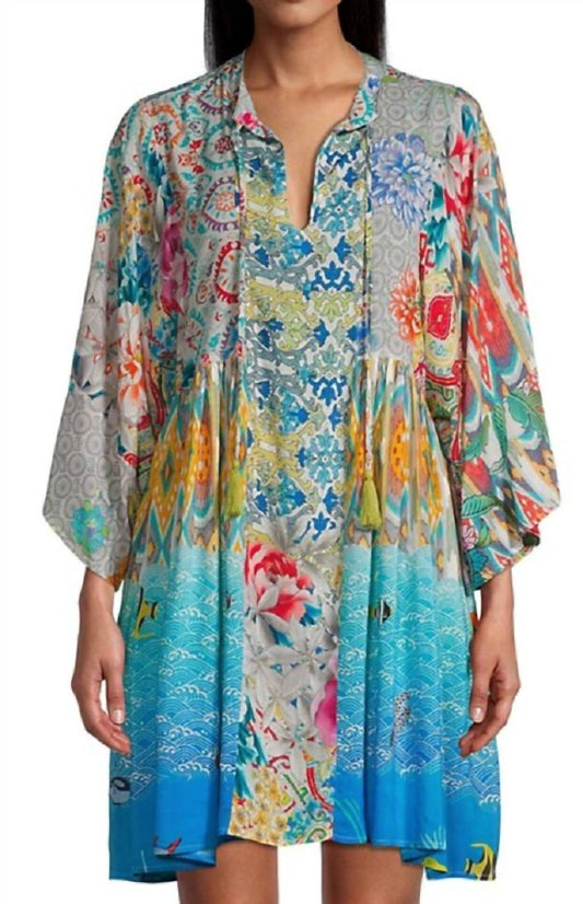 Mixi Short Kaftan Dress