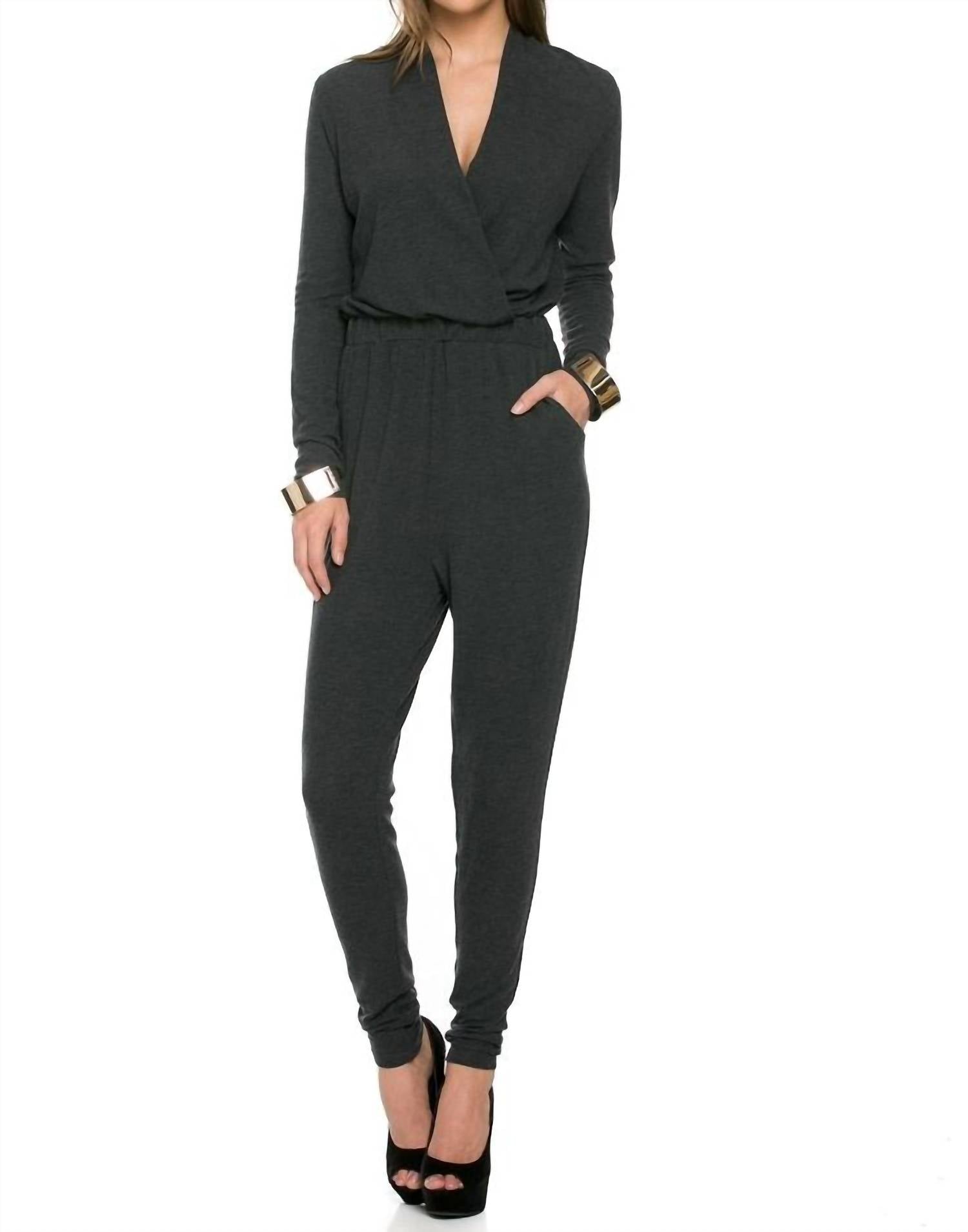 Charme - Wrap Front Jumpsuit