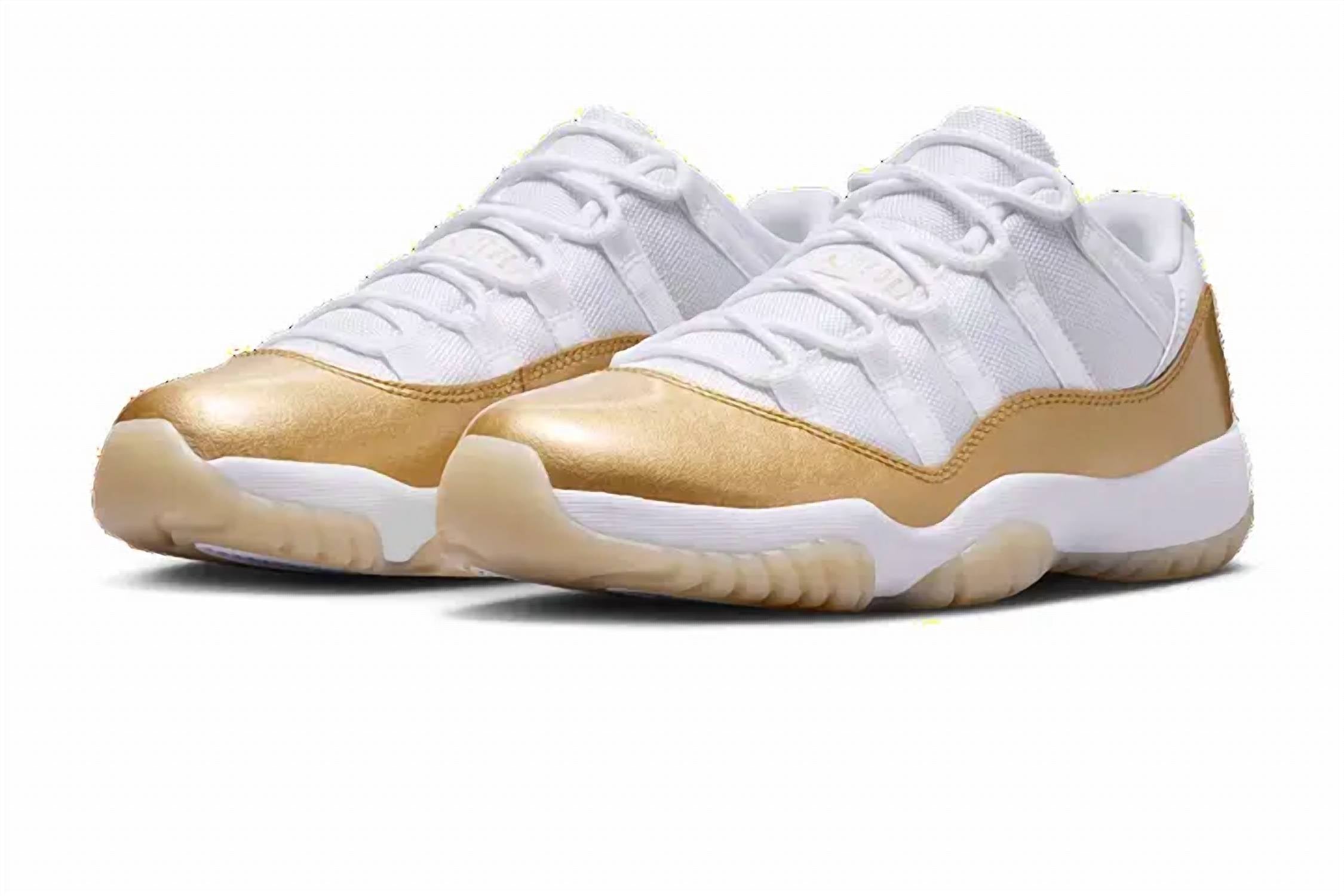 NIKE Women's Retro 11 Low Mother's Day Sneaker in white gold - women's sneaker