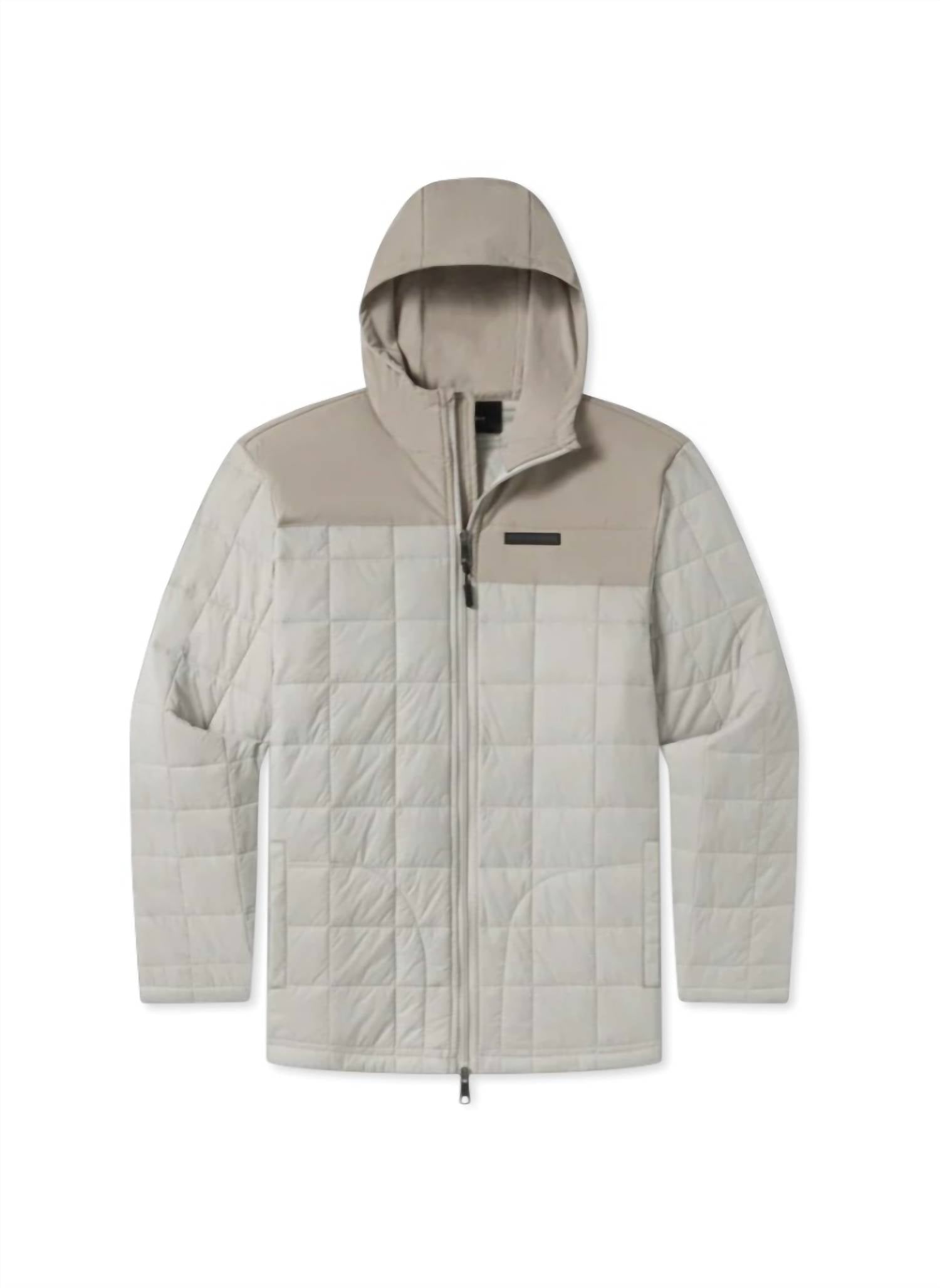 Southern Marsh Men's Falcon Hill Hooded Jacket in beige - men's shirt