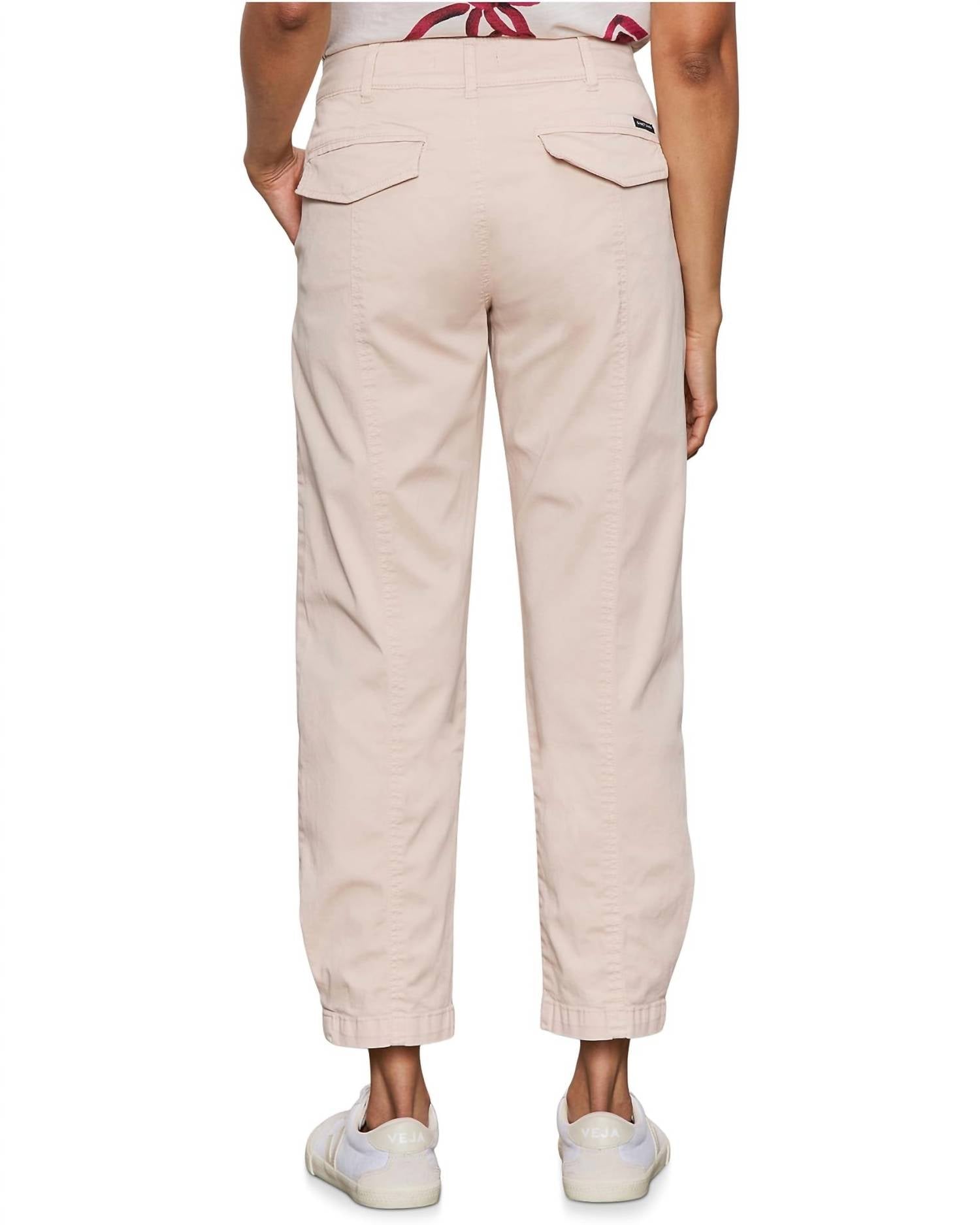 Sanctuary Sahara Tapered Pants in vapor rose 1 - women's pants - alternate view