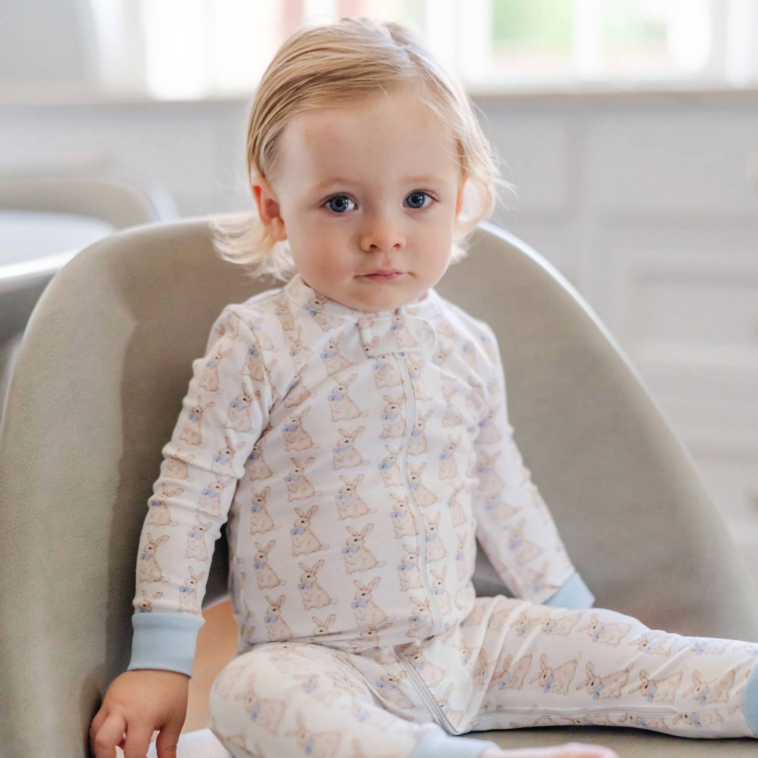 Lila + Hayes - Kid's Cotton Zipper Pajama