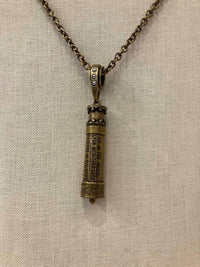 French Kande - PRE LOVED Chemin de Fer Pendant Chain Necklace