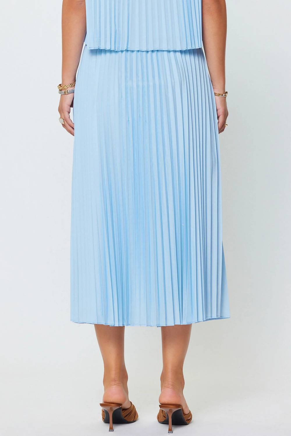 Current Air - Ava Pleated A-Line Skirt