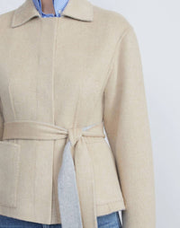 Lafayette 148 - Wool Cashmere Double Face Reversible Jacket