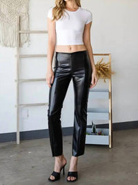 Heimish Usa - Straight Leg Faux Leather Pants