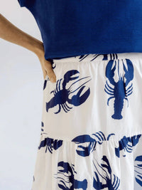 Navybleu - Lobster Midi Skirt