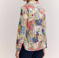 Hinson Wu - Margot Long Sleeve Amalfi Print Blouse