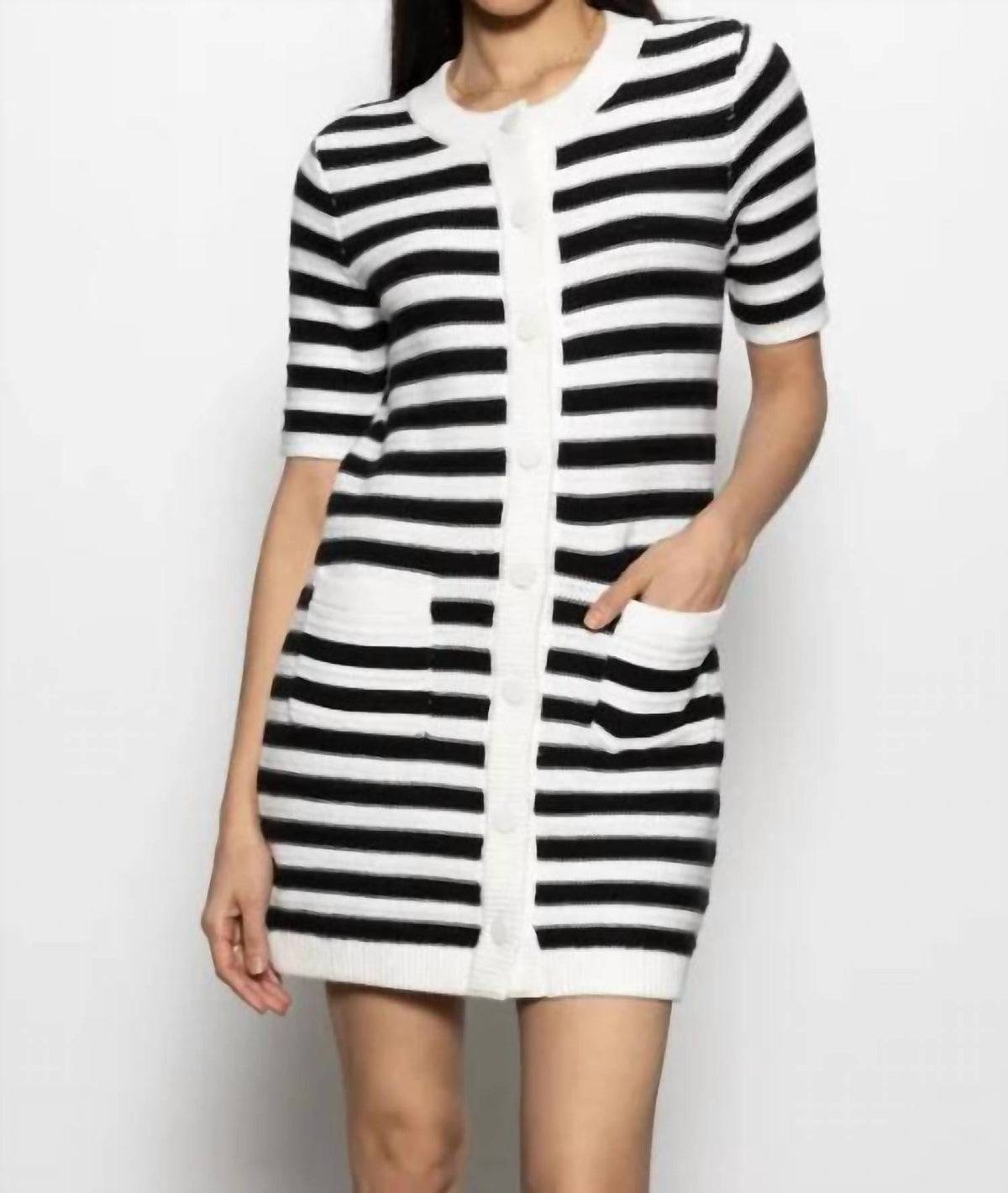 Sanctuary - Button Front Knitted Dress