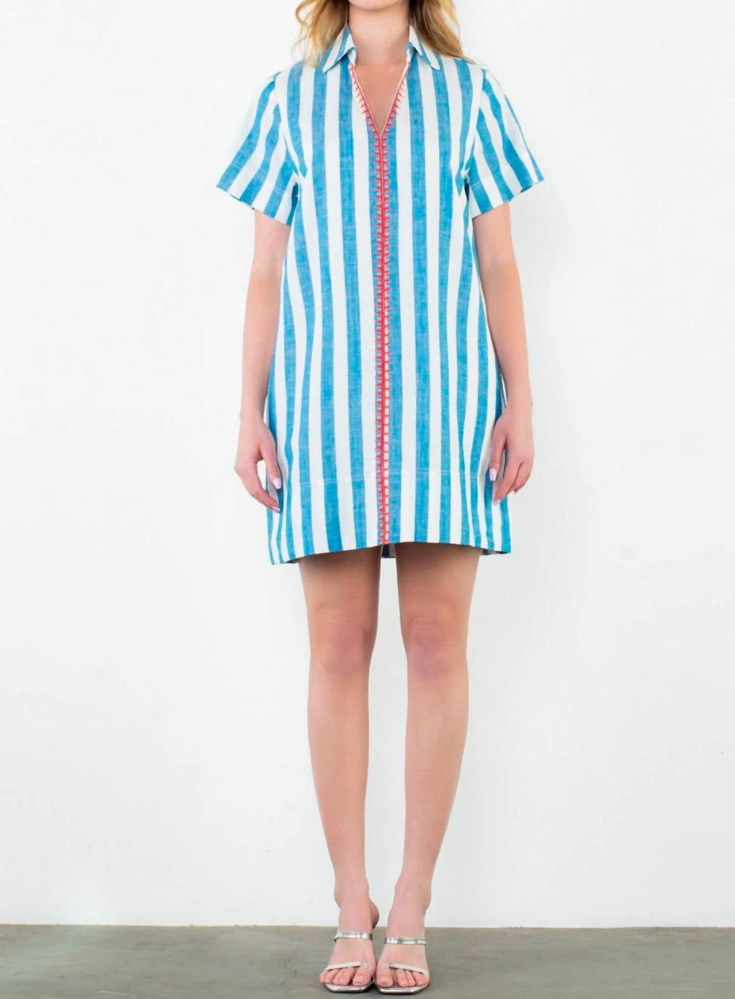 Thml - Short Sleeve Striped Dress