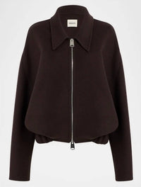 Khaite Women's Odin Jacket in dark brown - women's jacket