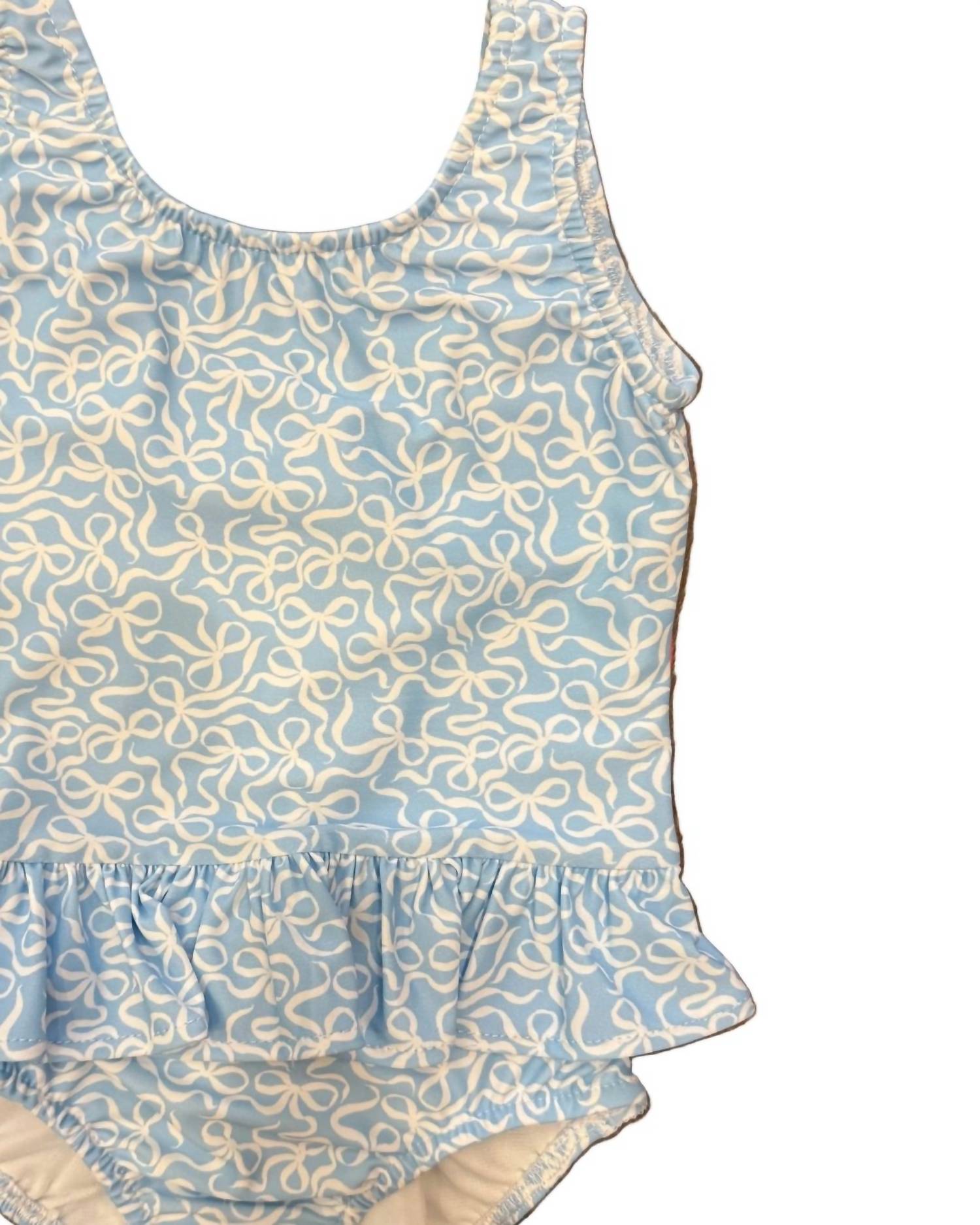 Funtasia Too - Girls Bows Ruffle Swimsuit