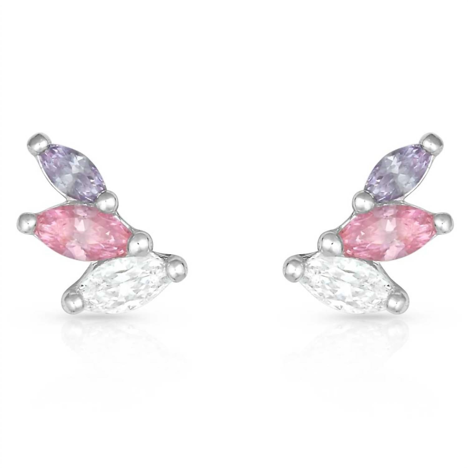 Montana Silversmiths - Women's Flared Cluster Wing Earrings