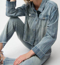 Joseph Ribkoff - Embellished Long Sleeves Jacket