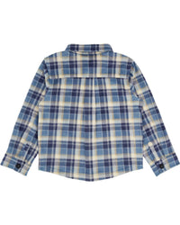 feather 4 arrow Alpine Cozy Shirt in crown blue - kids' shirt - alternate view