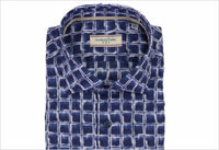 Tintoria Mattei - Men's Tintoria Mattei Watercolor Windowpane Sport Shirt